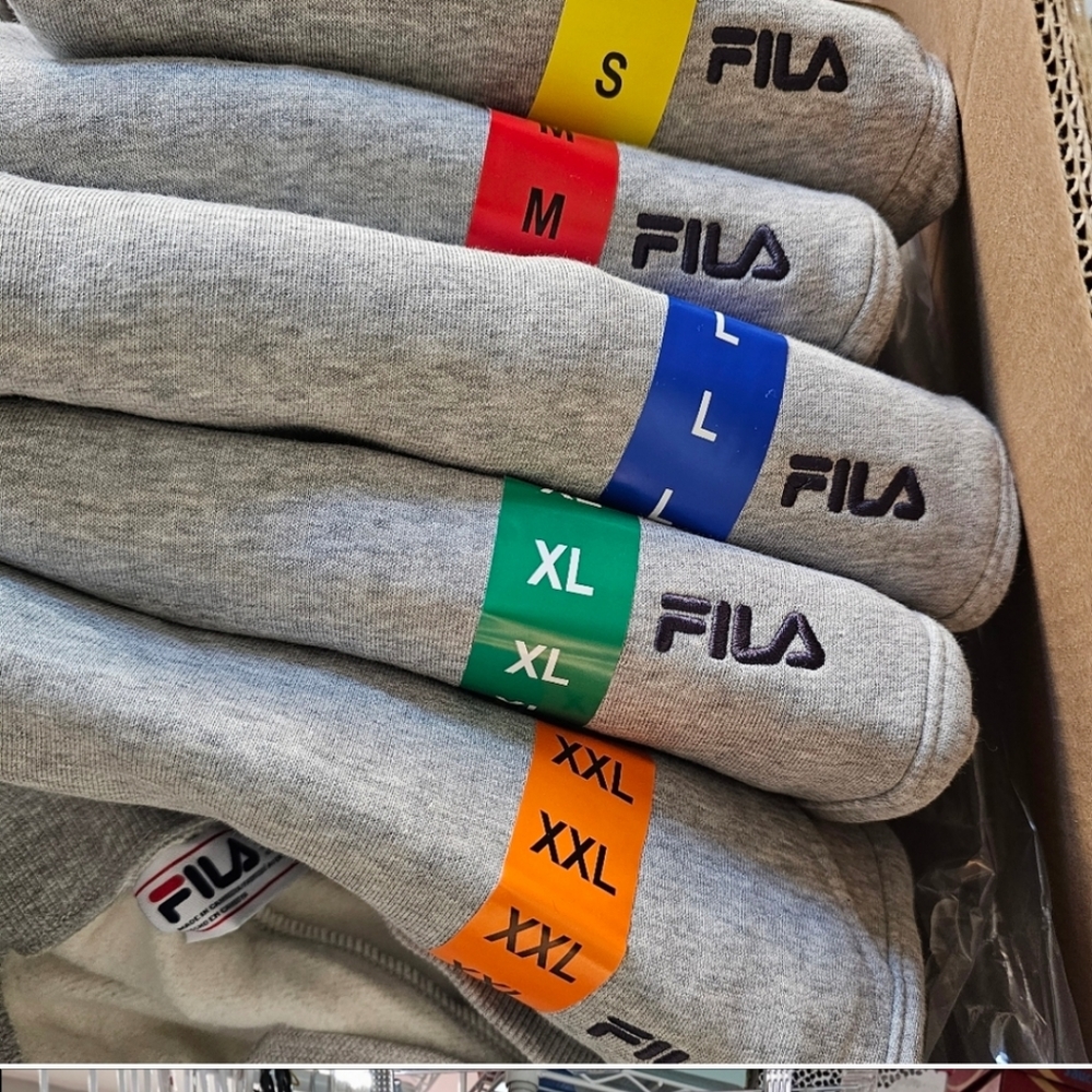 FILA FLEECE JOGGER PANTS WOMEN'S SIZE AVAILABLES Grey